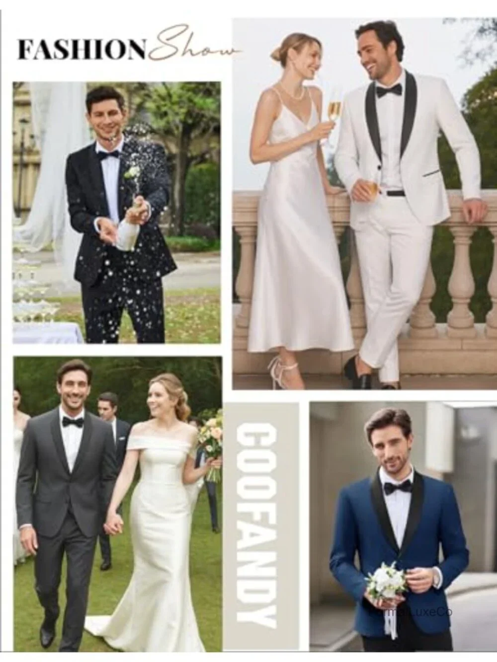 Slim Fit Shawl Collar Tuxedo Jacket Two Button Formal Party Blazer